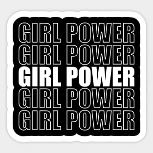 Girl Power Quote Sticker